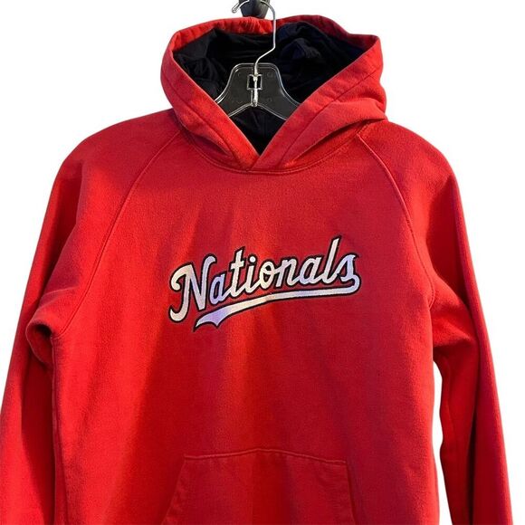 Washington Nationals Youth Large Red Hoodie MLB Baseball Sports Pullover - Picture 4 of 9